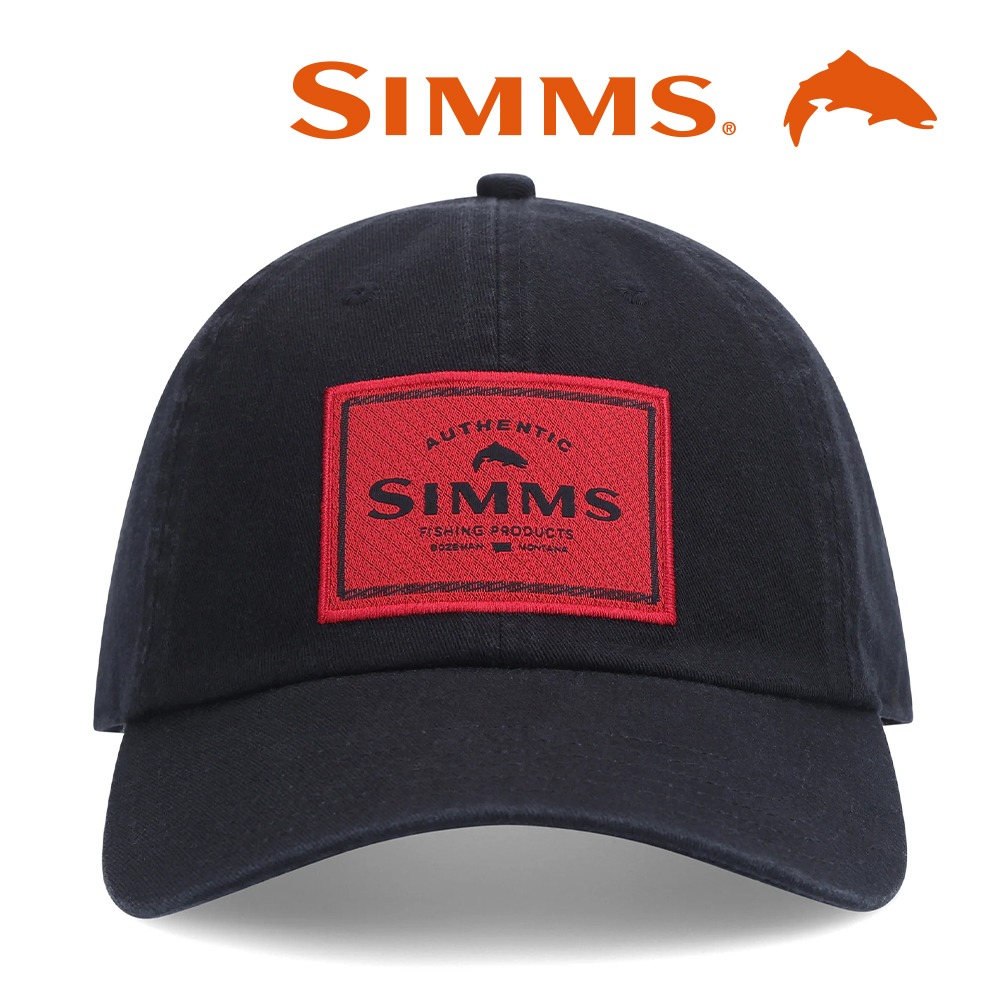 simms 심스 싱글홀 캡 - 블랙레드 (오리진루어 정식수입제품)