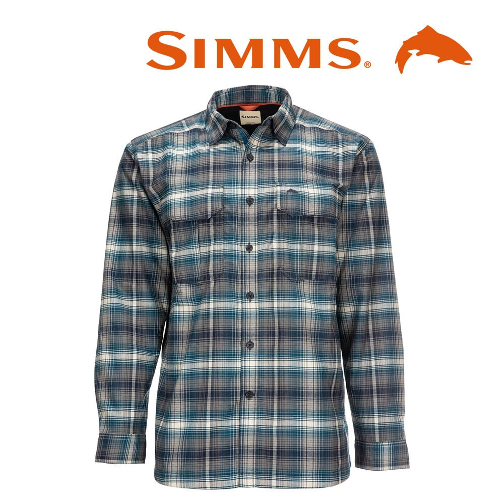 simms 심스 콜드 웨더 셔츠 - 아틀란티스 스틸 플라이드 (오리진루어 정식수입제품)