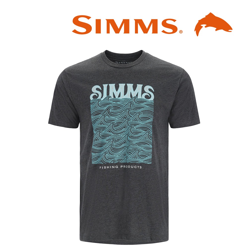 simms 심스 웨이브 티셔츠 - 차콜헤더 (오리진루어 정식수입제품)