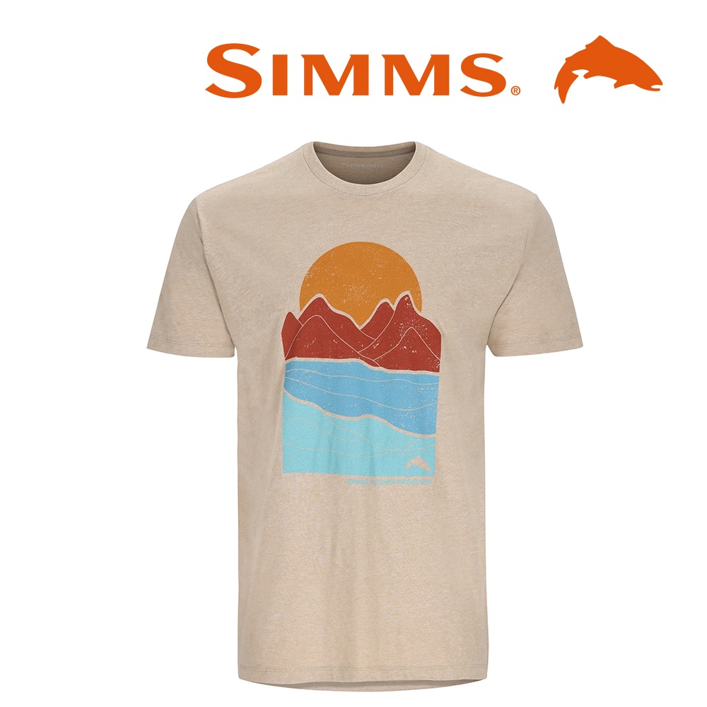 simms 심스 MTN 리버스트림 티셔츠 - 오트밀헤더 (오리진루어 정식수입제품)